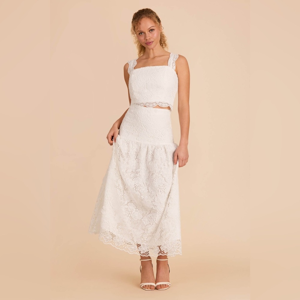 Birdy Grey Vanessa Dress White Lace Two Piece Set